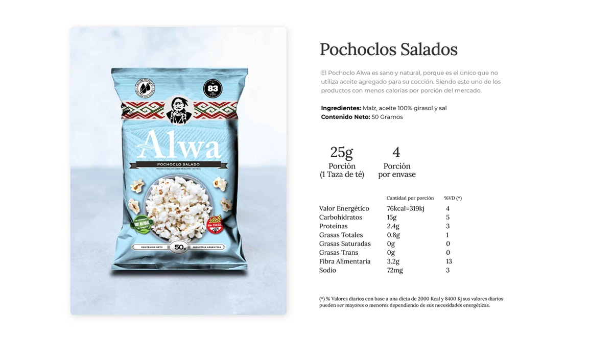 Pochoclos Salados